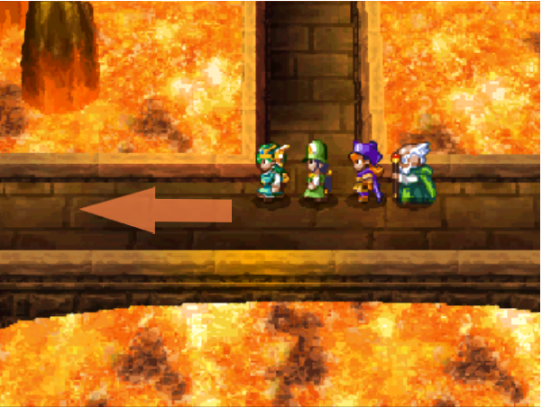 Take the Elevating Shoes and exit the dungeon through the north (1) | Dragon Quest IV