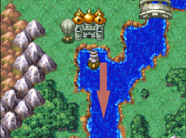 Some indications to reach Zamoksva (1) | Dragon Quest IV