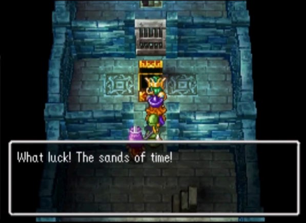 You’ll get the Sands of Time in the first room of the dungeon | Dragon Quest IV