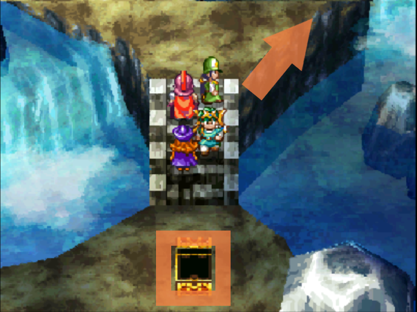 The path to the next floor and this floor’s chest (2) | Dragon Quest IV