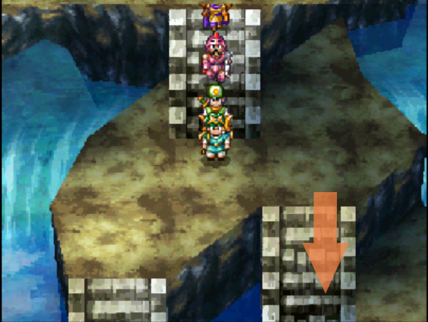 The path to the next floor and this floor’s chest (3) | Dragon Quest IV