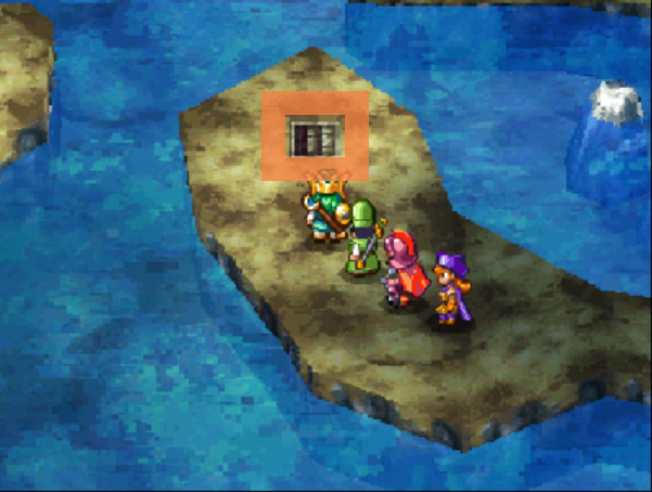 The path to the next floor and this floor’s chest (4) | Dragon Quest IV