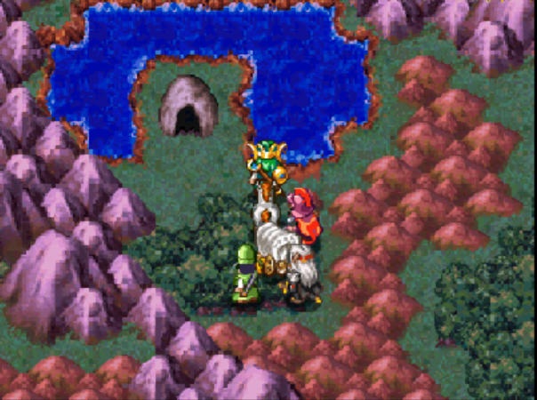 You’ll find the Waterfall Cave here (2) | Dragon Quest IV