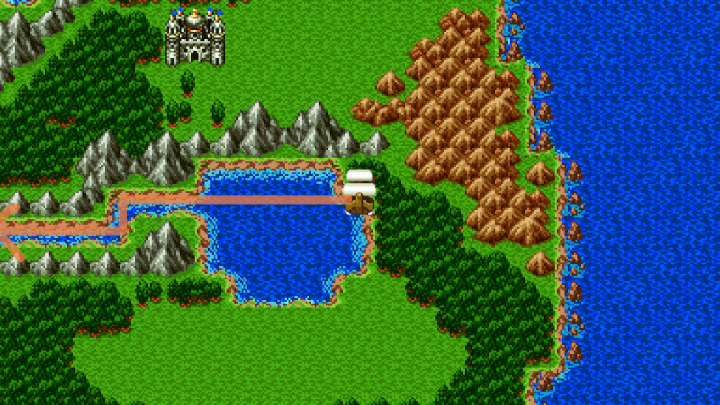 Path from Dirkandor to the Sea Cave (1) | Dragon Quest II