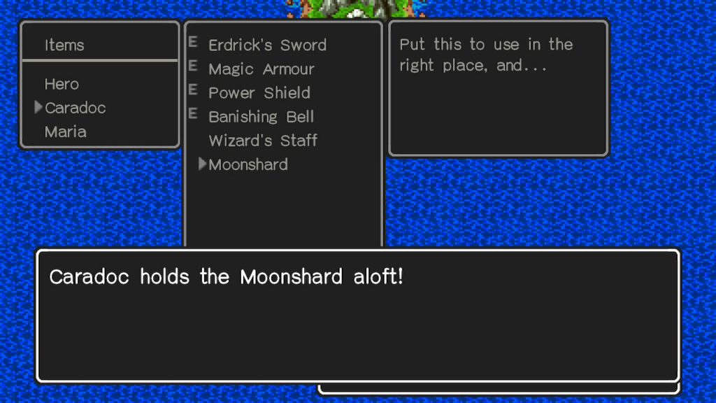 Putting the Moonshard to use (2) | Dragon Quest II
