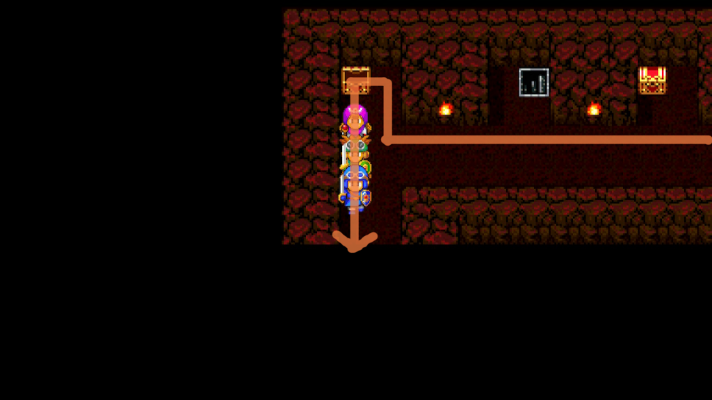 Steer clear of the poisoned chest, you need all your MP for combat and Safe Passage | Dragon Quest II