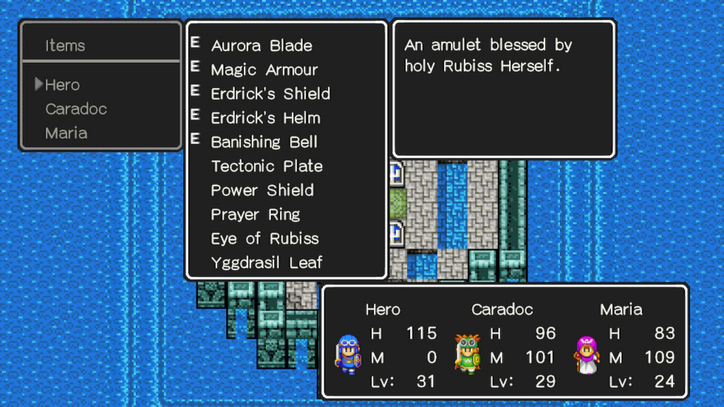 Rubiss’ blessing (3) | Dragon Quest II