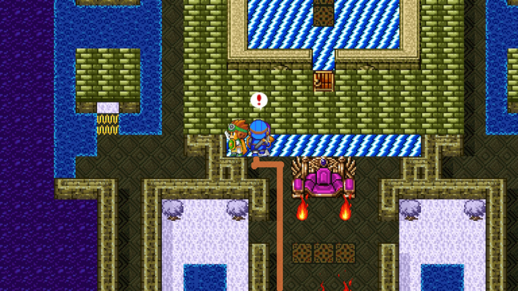 Damaging tiles galore and secret walls. At least there aren’t pitfalls this time (2) | Dragon Quest II