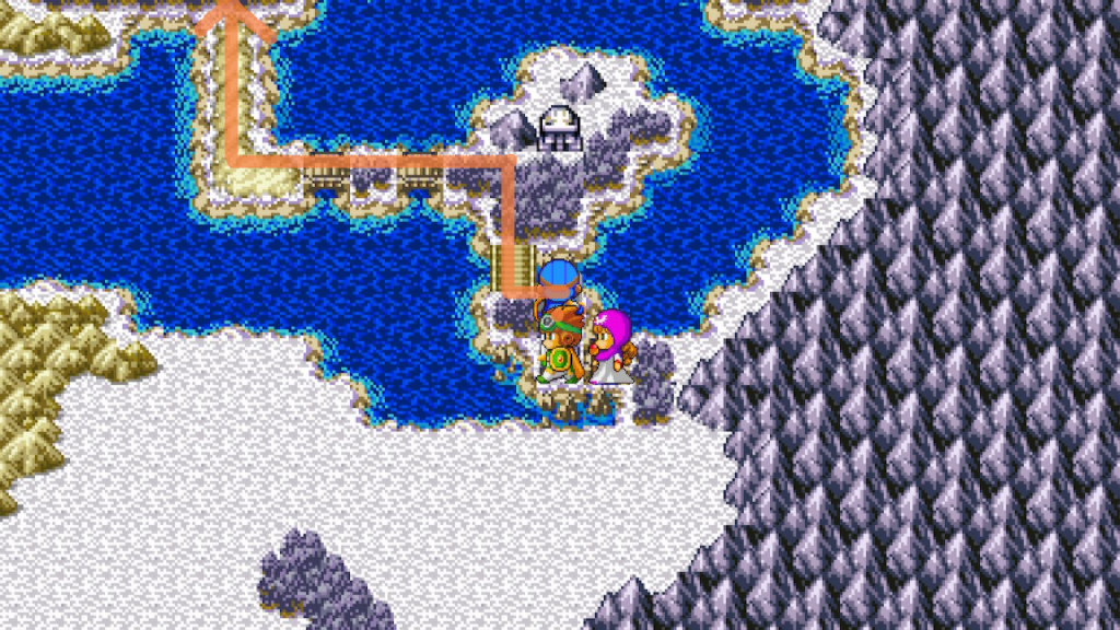 The path from the shrine to Hargon’s Castle (1) | Dragon Quest II