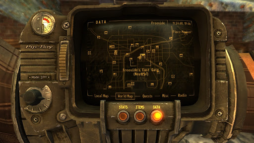 Location of Mick & Ralph’s on the world map | Fallout: New Vegas