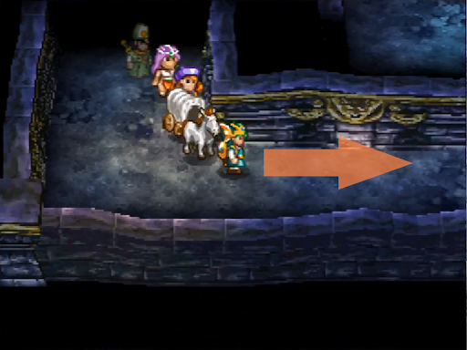 Follow these directions to reach the next floor (4) | Dragon Quest IV