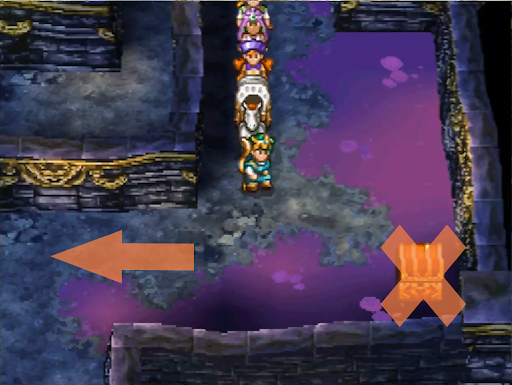 Ignore the chest with a Mimic and go up these stairs (2) | Dragon Quest IV