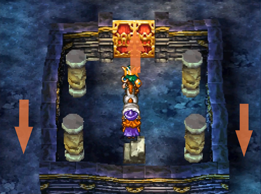 Let yourself fall into that crack to find the Mirror Shield (3) | Dragon Quest IV