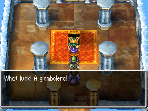 Follow these indications to reach the chest with the Glombolero (6) | Dragon Quest IV