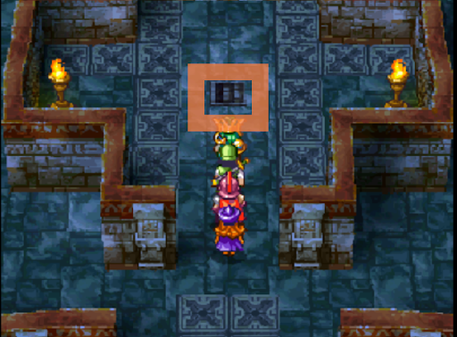 Some indications to reach the second floor (1) | Dragon Quest IV
