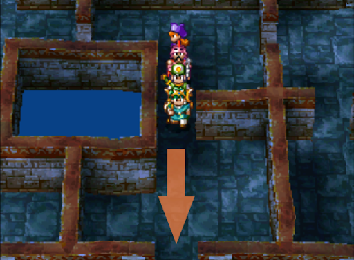 Follow this path to get to the next floor (2) | Dragon Quest IV