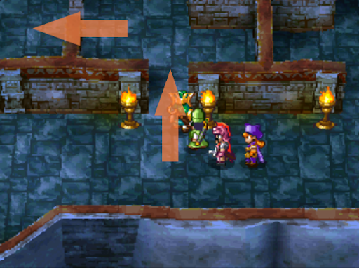 Follow this path to get to the next floor (3) | Dragon Quest IV 