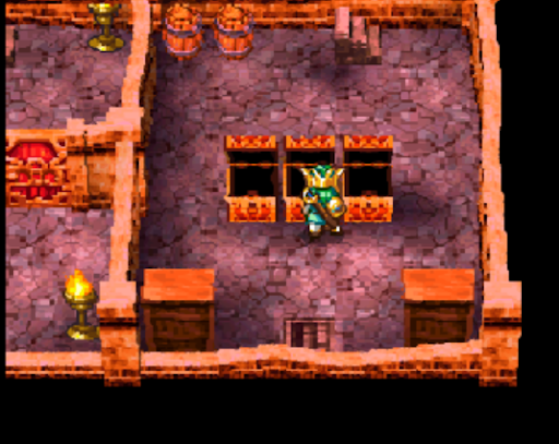 Follow these directions to reach the secret room with a Double-Edged Sword (2) | Dragon Quest IV
