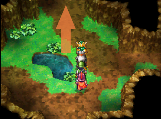 Take this path to reach the next floor (2) | Dragon Quest IV