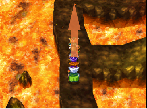 Take this route to find the stairs to the next level (2) | Dragon Quest IV
