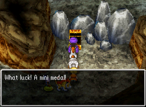 Head back but take the bottom left path for the chest with mini medal (2) | Dragon Quest V: Hand of the Heavenly Bride