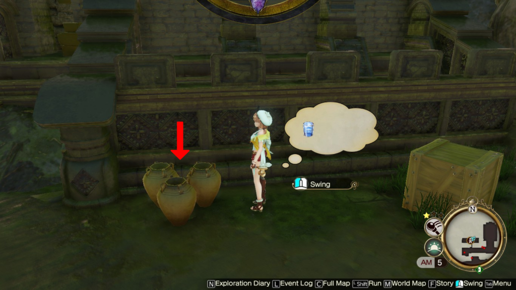 Gathering Foamy Water in the Mausoleum of Eternity | Atelier Ryza 2: Lost Legends & the Secret Fairy