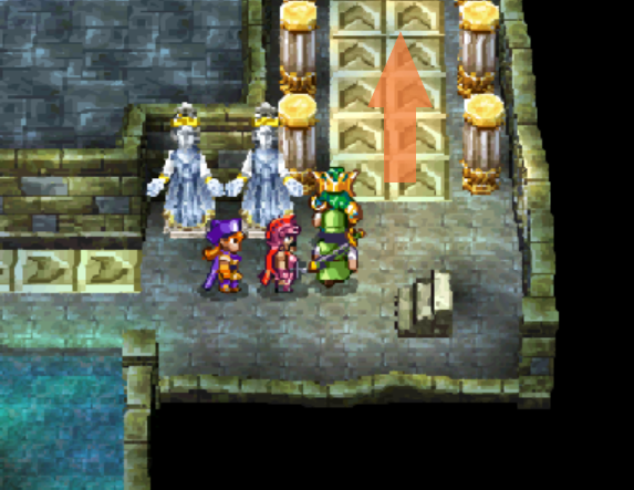 Path going to the next floor (1) | Dragon Quest IV