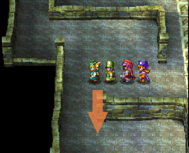 Some indications to get to the next floor (1) | Dragon Quest IV