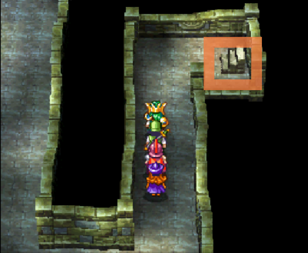 Some indications to get to the next floor (3) | Dragon Quest IV