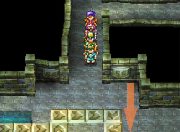 The shortest path to the next floor (1) | Dragon Quest IV