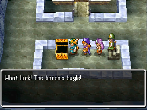 You’ll find the Baron’s Bugle here (3) | Dragon Quest IV