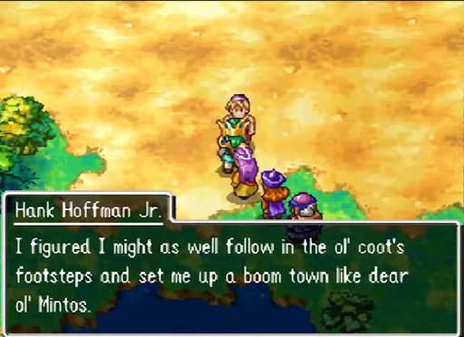 Enter this new town to find Hoffman Jr. and learn about his plans (2) | Dragon Quest IV