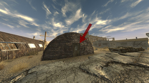 The entrance of the Schoolhouse | Fallout: New Vegas