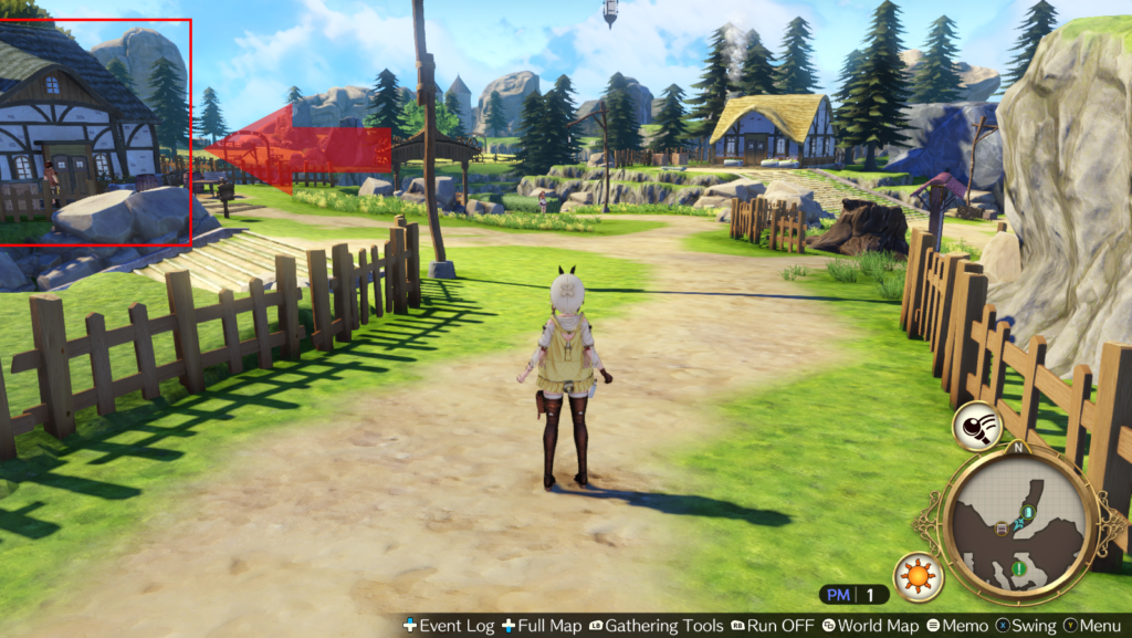 Head towards the home you see on the left | Atelier Ryza: Ever Darkness & the Secret Hideout