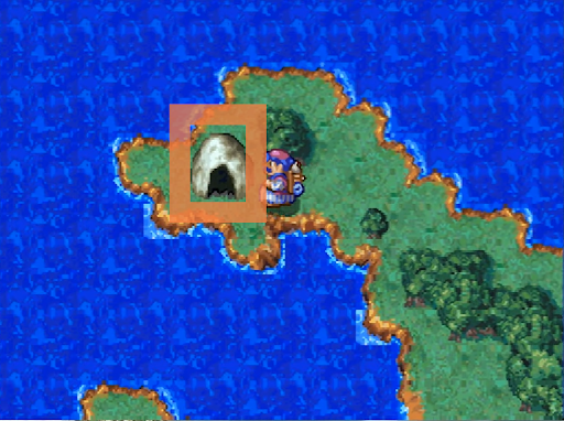 The path to the cave where you’ll find the Strongbox (3) | Dragon Quest IV