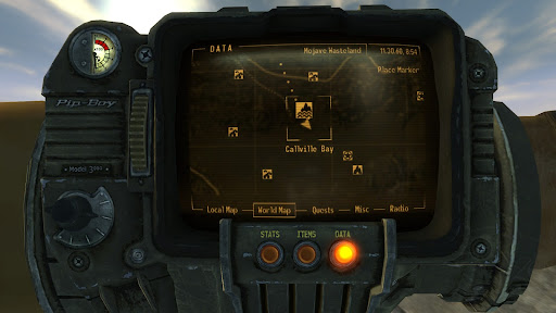 Location of Callville Bay on the world map | Fallout: New Vegas