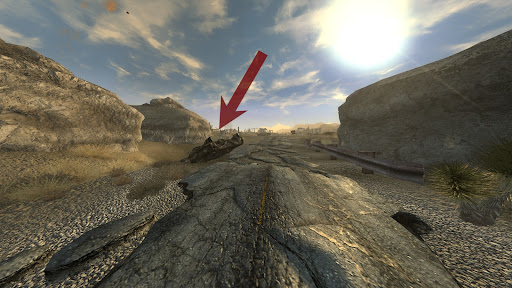 The first house from the road from which you enter | Fallout: New Vegas