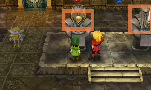 Place each item with their respective statue (2) | Dragon Quest VII