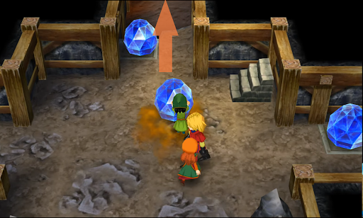 You’ll find the Red Fragment at the end of the mine (2) | Dragon Quest VII