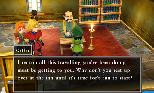 Talk to both of them and then sleep at the Inn (2) | Dragon Quest VII