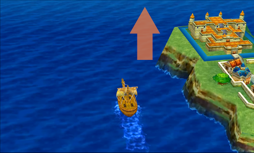Sail this way to reach the island (2) | Dragon Quest VII