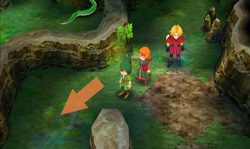 Exit the cave following this path (1) | Dragon Quest VII