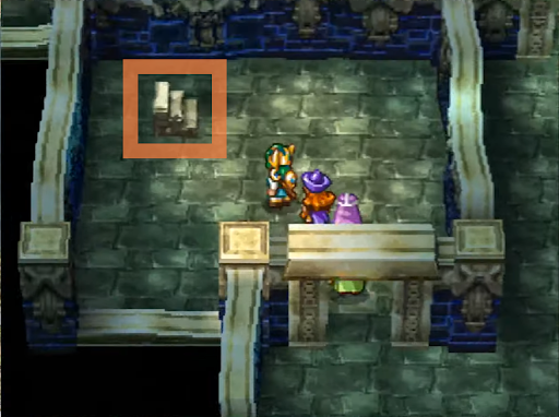 Some directions to reach the second floor (2) | Dragon Quest IV