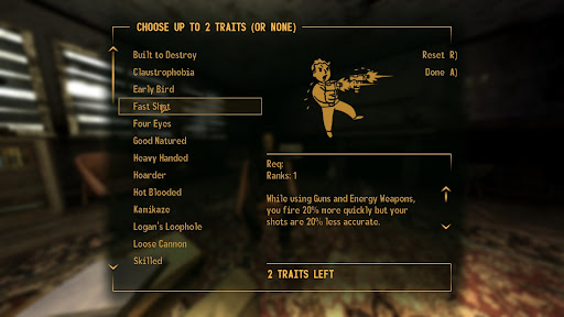 Fast Shot traits increases DPS | Fallout: New Vegas