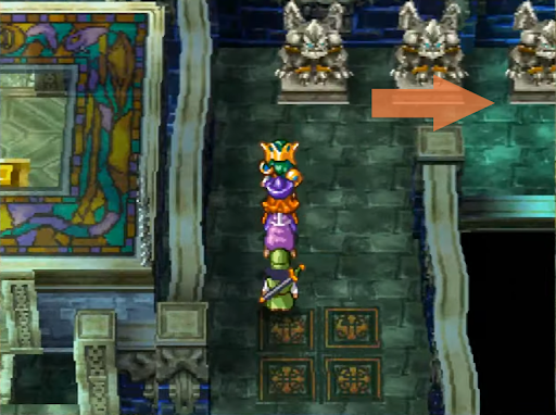 Go this way and make the elevator go down (4) | Dragon Quest IV