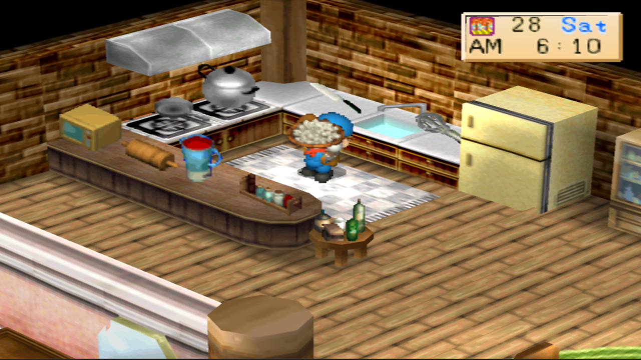 You can make popcorn using corn | Harvest Moon: Back to Nature