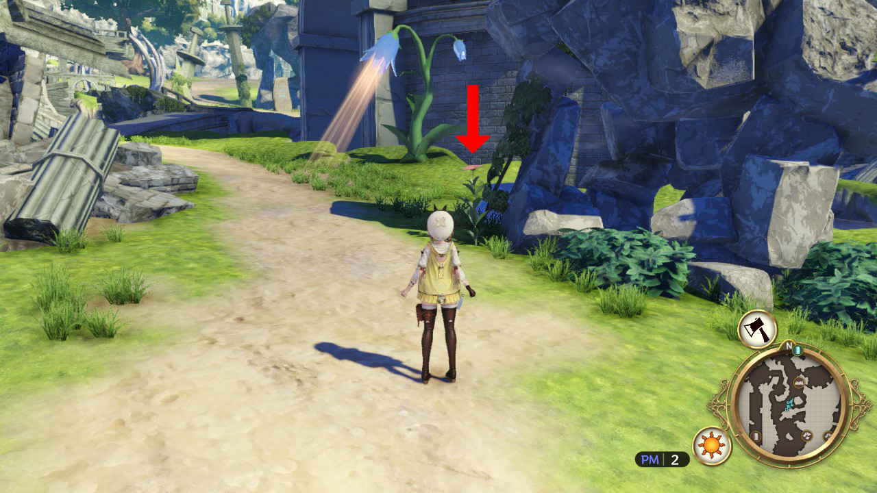 A Delphi Rose in Ancient Battlefield. | Atelier Ryza: Ever Darkness & the Secret Hideout