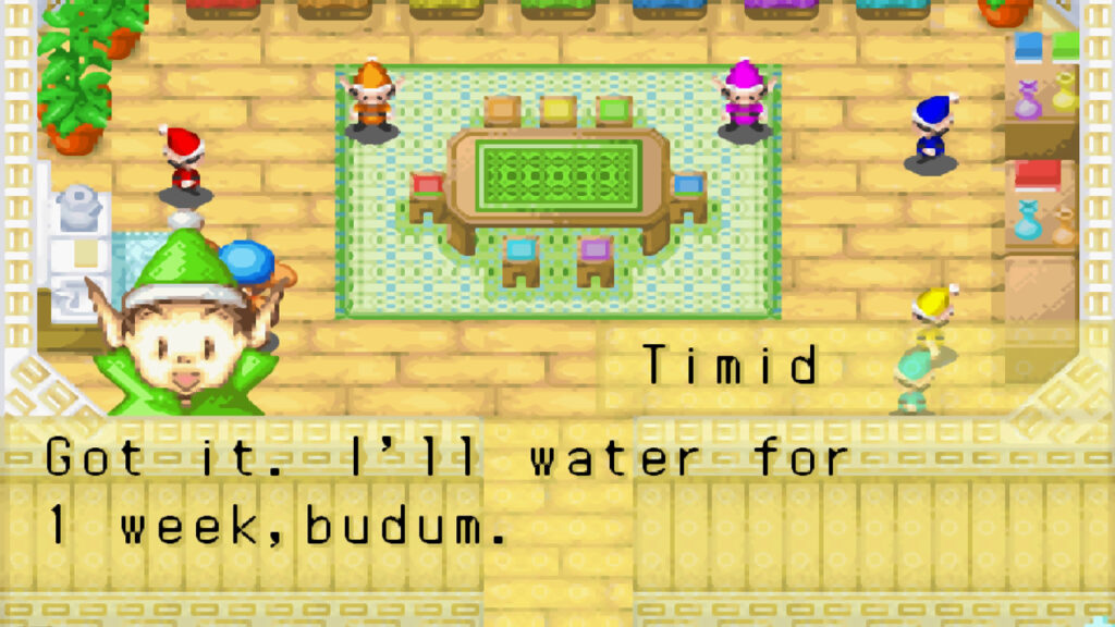 Asking a sprite to water the fields for a week | Harvest Moon: Friends of Mineral Town
