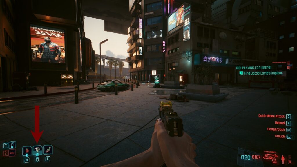 Grenade on cooldown. | Cyberpunk 2077
