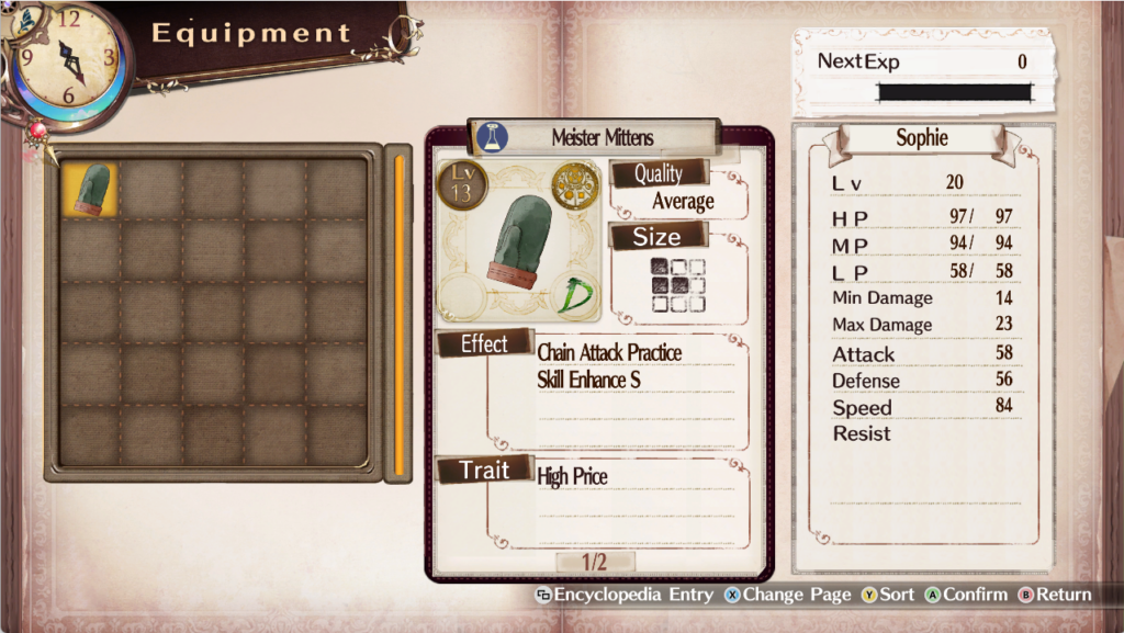Meister Mittens | Atelier Sophie: The Alchemist of the Mysterious Book